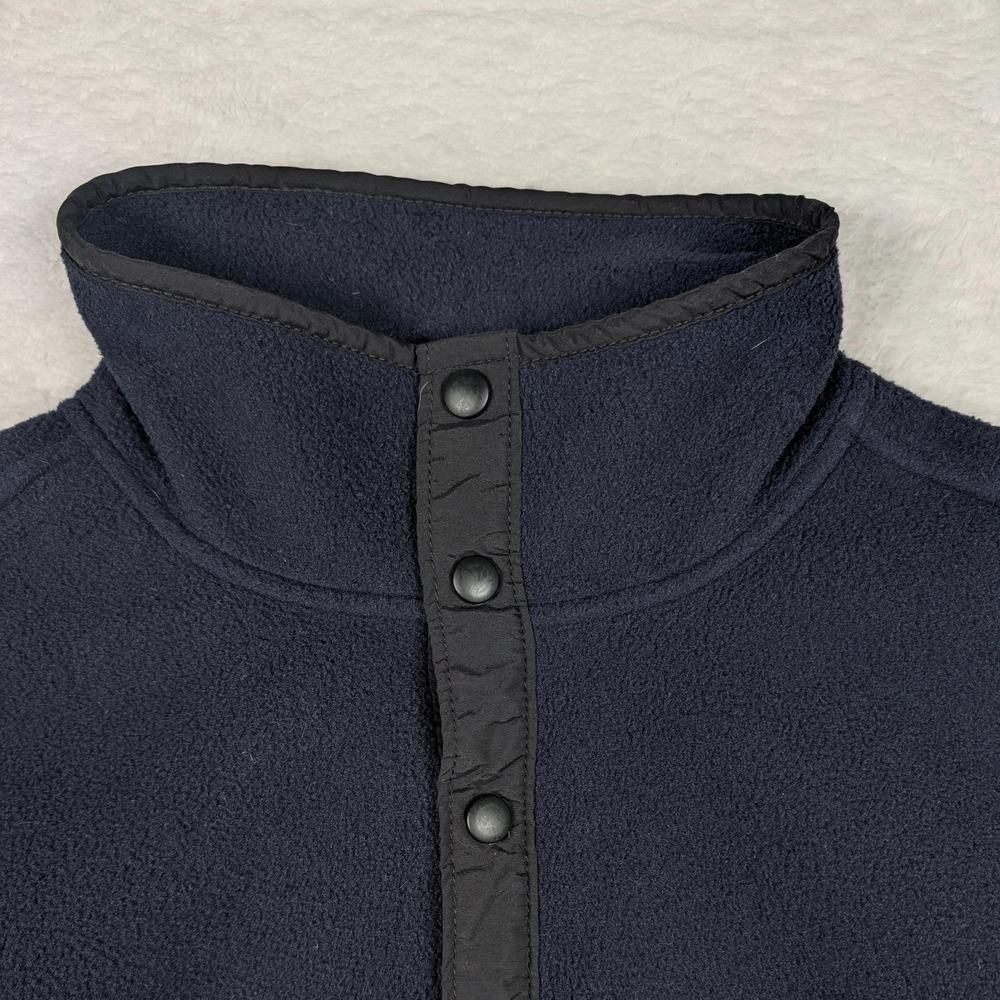 Vintage Woolrich Polartec Pullover Mens XLT Blue Fleece Snap Collar Big Tall USA - Picture 10 of 12